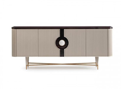 Sideboard Cabinet Wardrobe Dresser Wood Wooden Cabinet Beige Luxury Design
